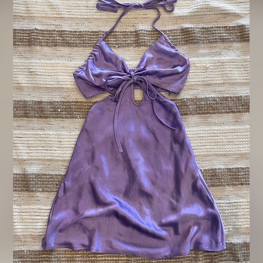White Fox Boutique Purple Mini Dress